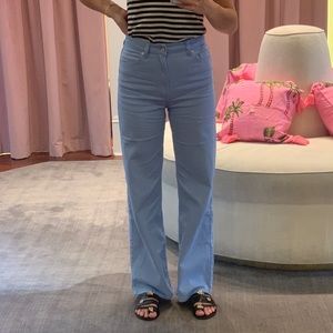 H&M high waisted wide leg pants